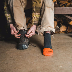 Men's Steely Quarter Midweight Work Socks