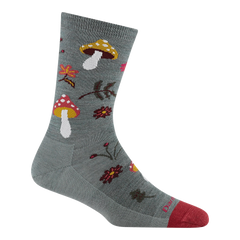 Women's Shroom Bloom Crew Lightweight Lifestyle Socks